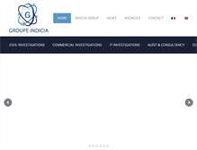 Tablet Screenshot of groupe-indicia.com